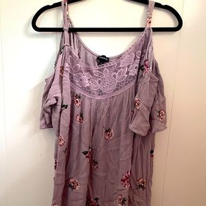 Torrid Off-The-Shoulder Top with Flowers